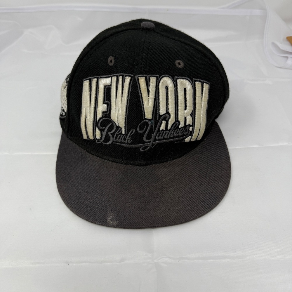 J W Nostalgic New York Black Yankees Baseball‎ Cap Snapback Adjustable